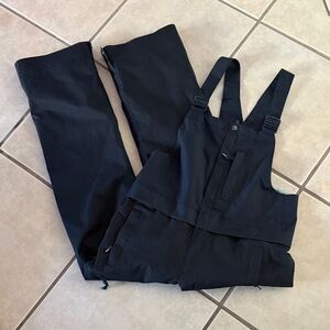 Airblaser, glacier series 15k/10k, bib ski pants, black, medium